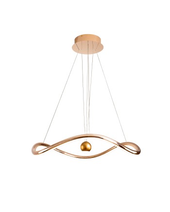 ROMINA- LAMPARA DORADO BRILLO